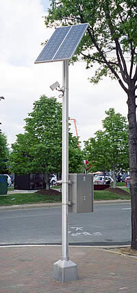 Solar Powered Pedestrian Sensor - Solar Traffic Controls